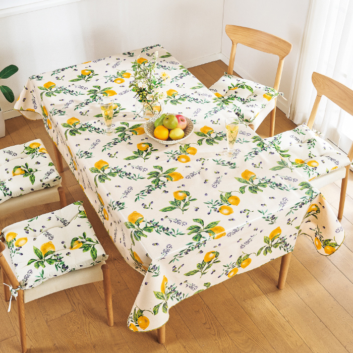 イタリア製テーブルクロス<レモン> 135&times;230cm