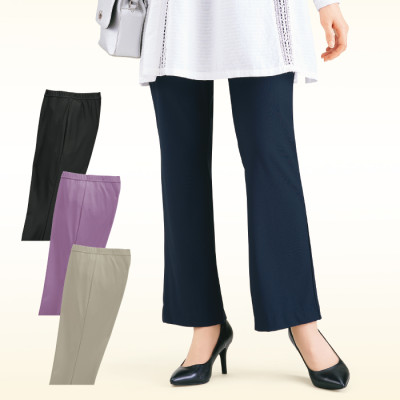 多機能ハイテンション素材ブーツカットパンツ
