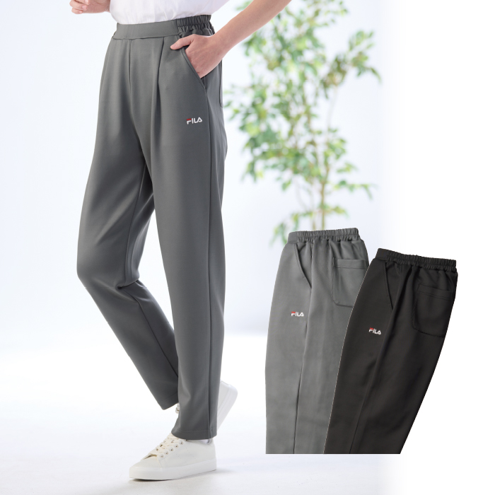 〈FILA〉タックテーパードパンツ2色組(同サイズ)