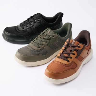 〈ダンロップ・リファインド〉立ったまま履ける!軽量ウォーキングシューズ