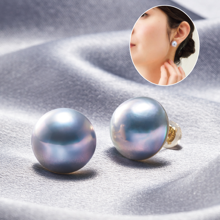 13mmマベパールピアス