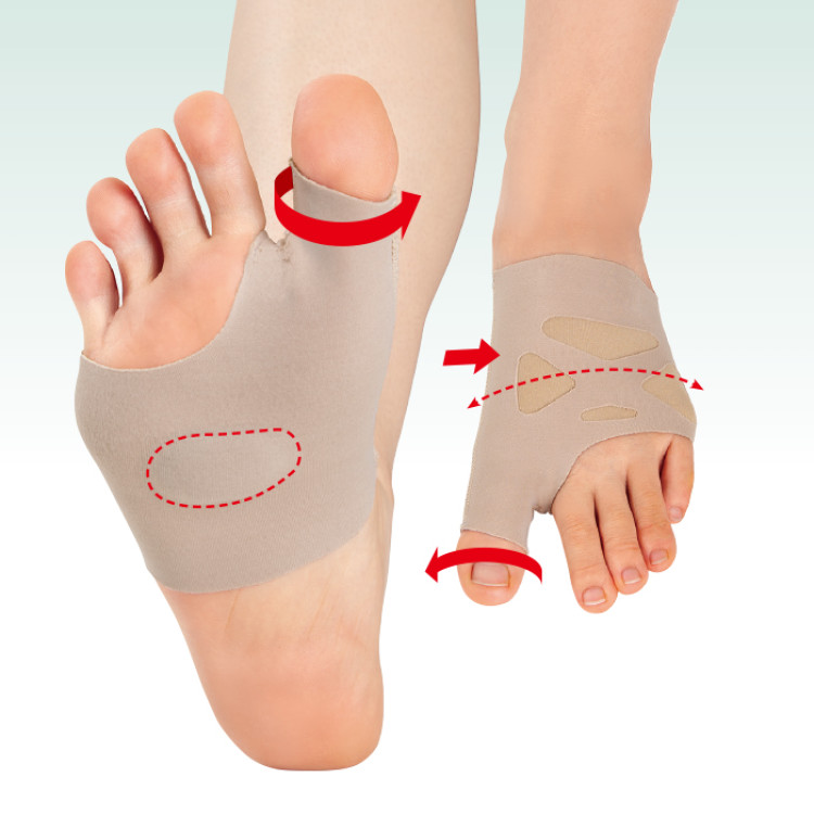 お医者さんの(R)外反母趾サポーター ピタ肌 2枚組