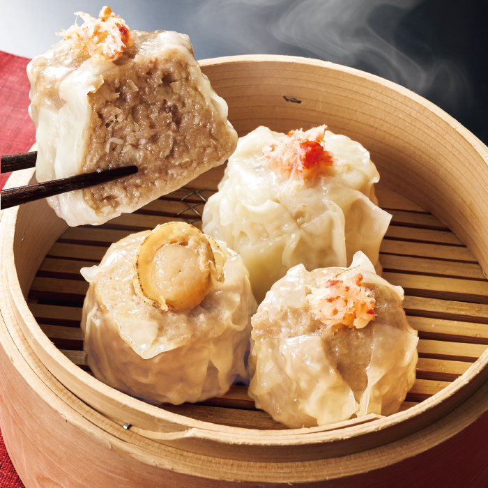 大きな海鮮焼売食べ比べセット(毛ガニ・ホタテ・魚肉)