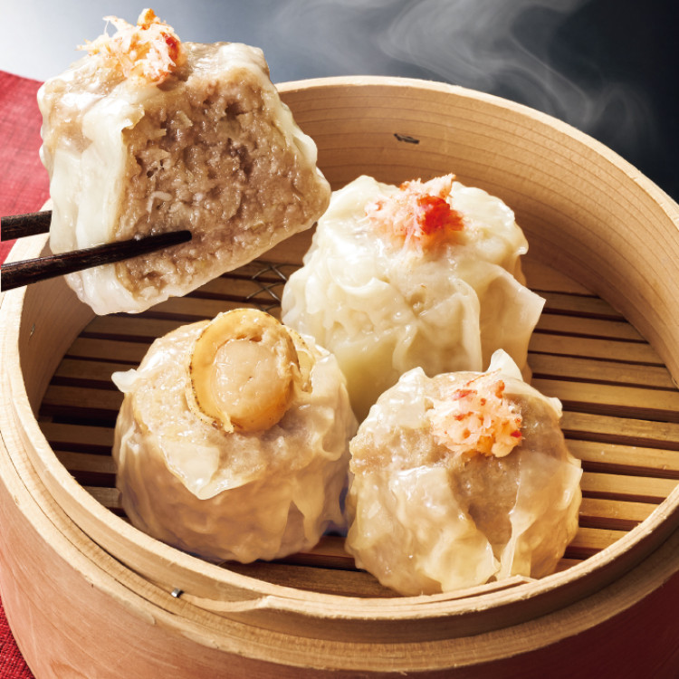 大きな海鮮焼売食べ比べセット(毛ガニ・ホタテ・魚肉)