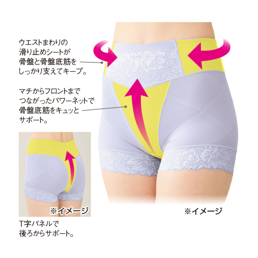 骨盤底筋サポートショーツ 3L-5L