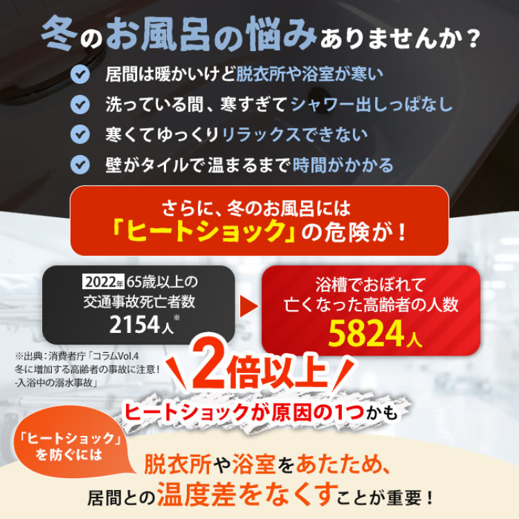 浴室換気乾燥暖房機(壁面取付)