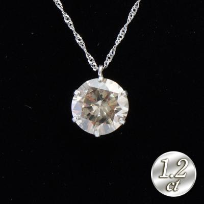 大丸松坂屋外商部 プラチナ1.2ctダイヤモンドペンダント