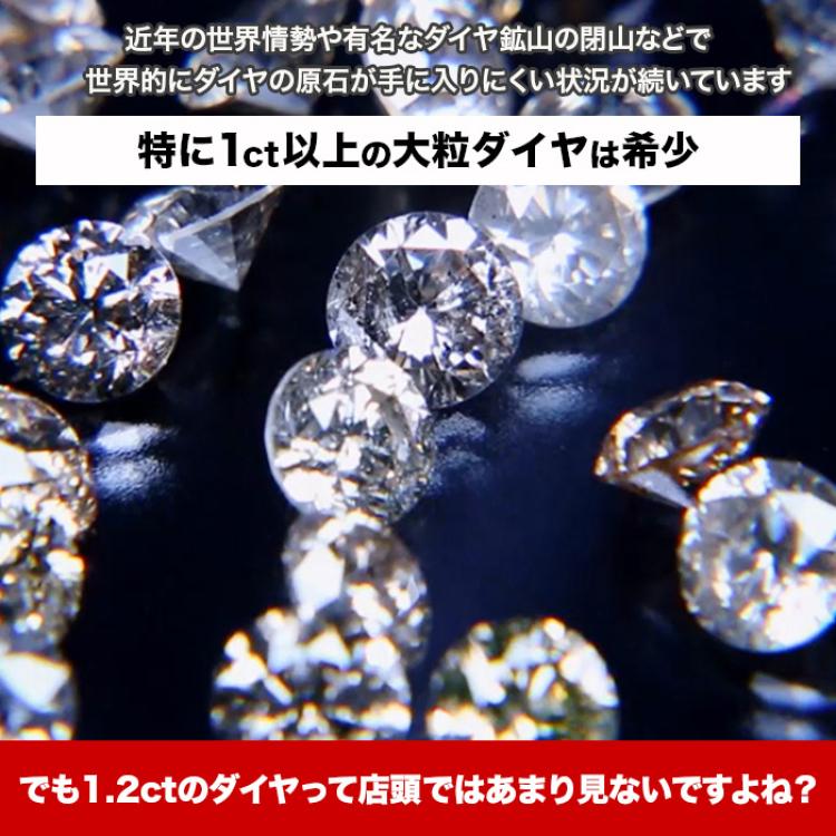 大丸松坂屋外商部 プラチナ1.2ctダイヤモンドペンダント