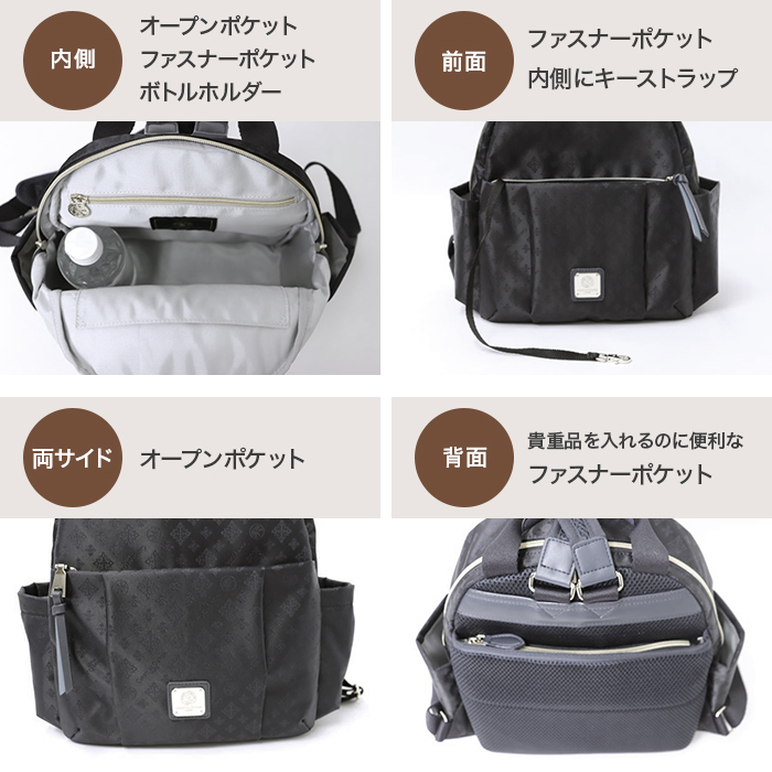 クリスチャン・オリビエ ソフトデザイン リュック＆ショルダーバッグ 2点セット