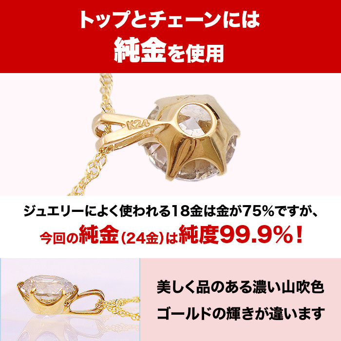 松屋銀座外商部 純金2ctダイヤペンダント
