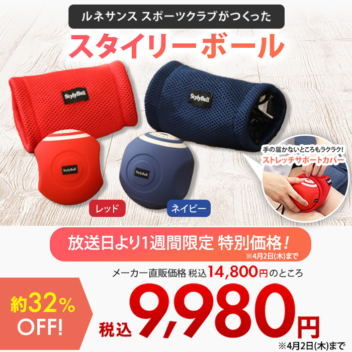 ルネサンス スポーツクラブがつくったスタイリーボール