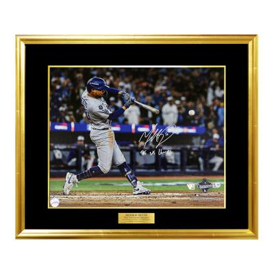ベッツ直筆サイン入りドジャース2025フォト特製フレーム(25 WS Champs 添書き入り)