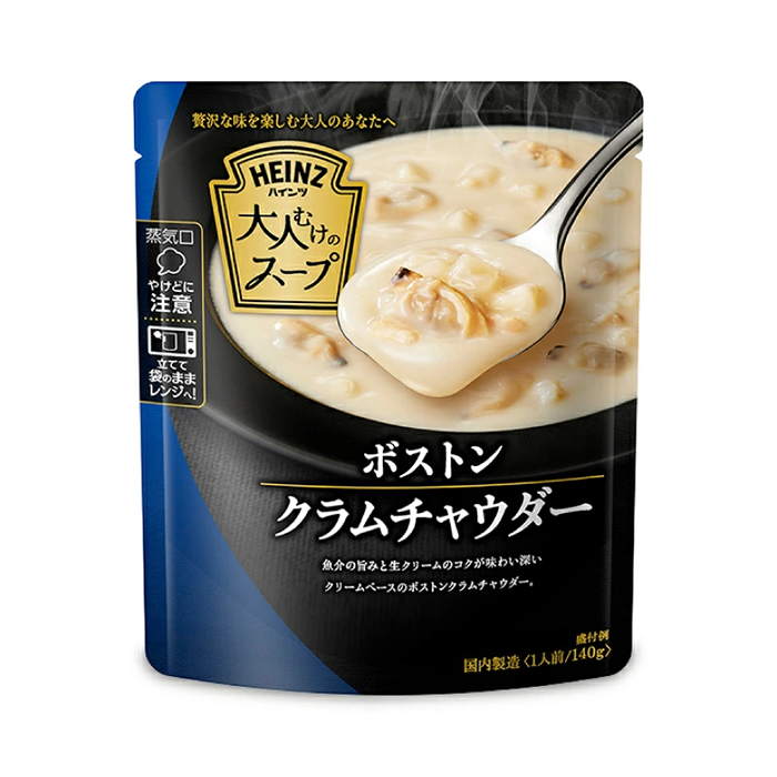 ハインツ 大人むけのスープ ボストンクラムチャウダー 140g