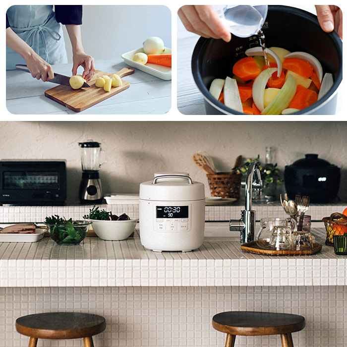 シロカ 電気圧力鍋 おうちシェフPRO SP-2DS271