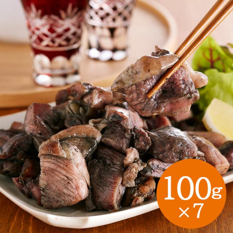 宮崎 妻地鶏 炭火焼プレミアム(100g) 7袋セット ※ゆずこしょう付