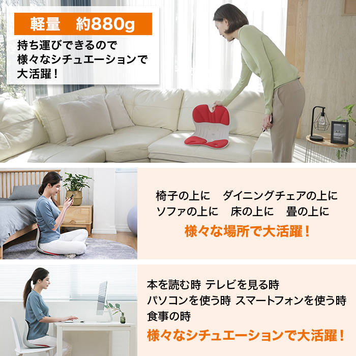 腰ラクサポート カーブルチェア ワイド