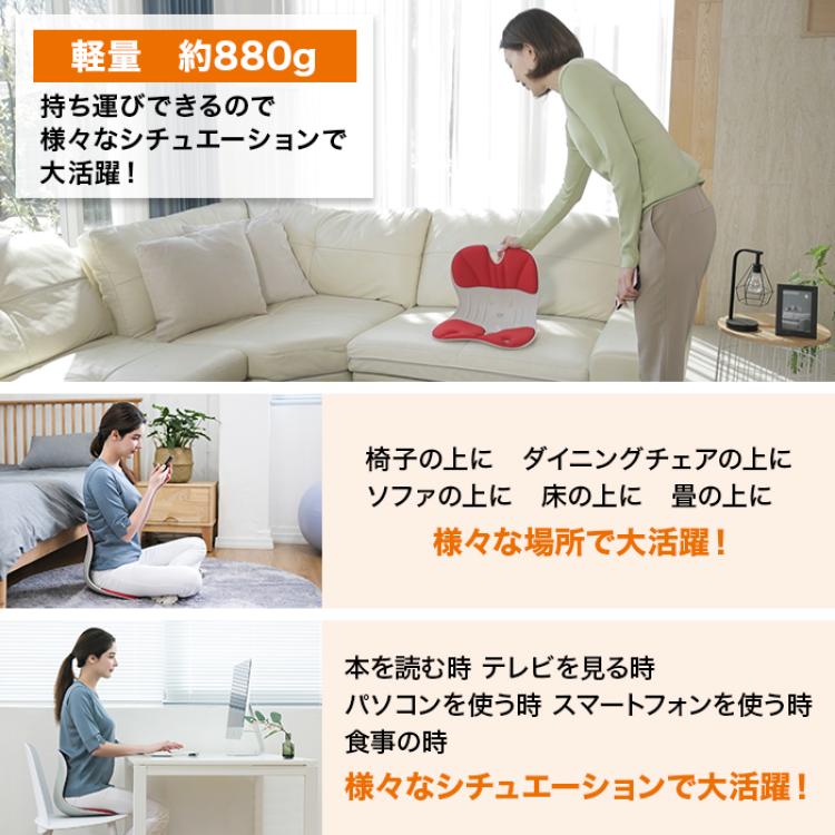 腰ラクサポート カーブルチェア ワイド