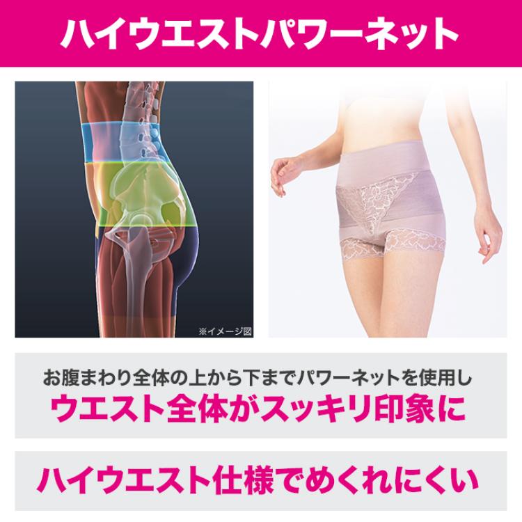 柔ら美人 骨盤ベルト付き 股関節ショーツ 同色同サイズ2枚セット