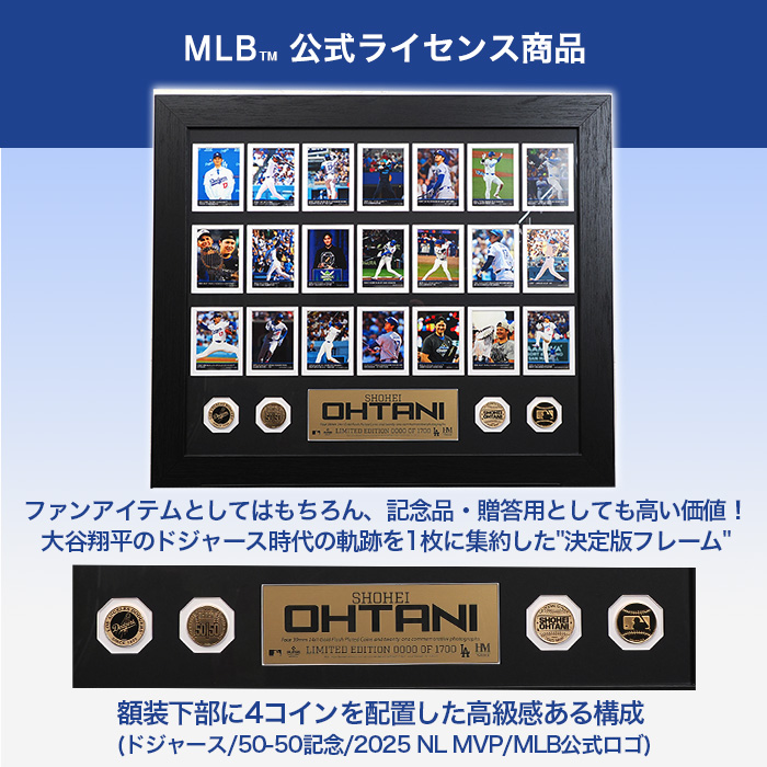 大谷翔平 24金ゴールドプレーテッド ハイライトメガフォトミント