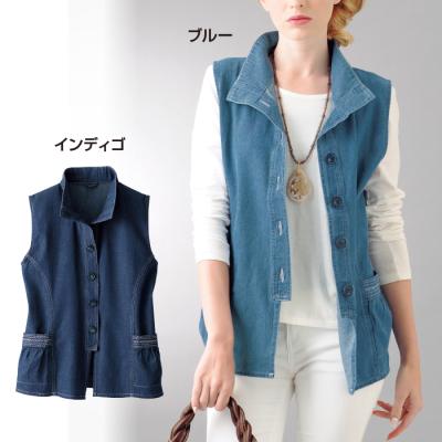 デニムベスト