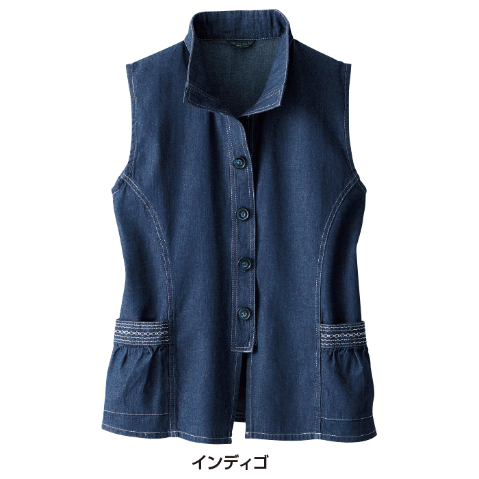 デニムベスト