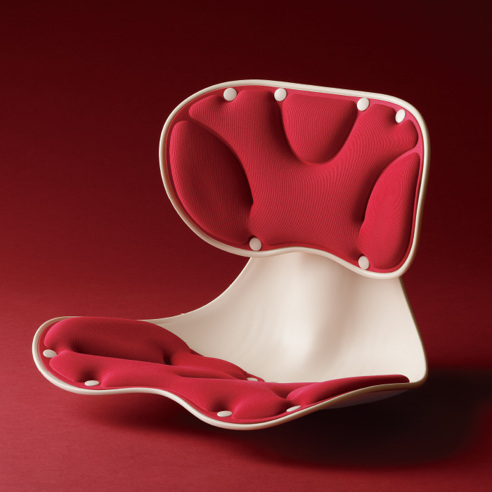 腰にピタッと美姿勢チェア