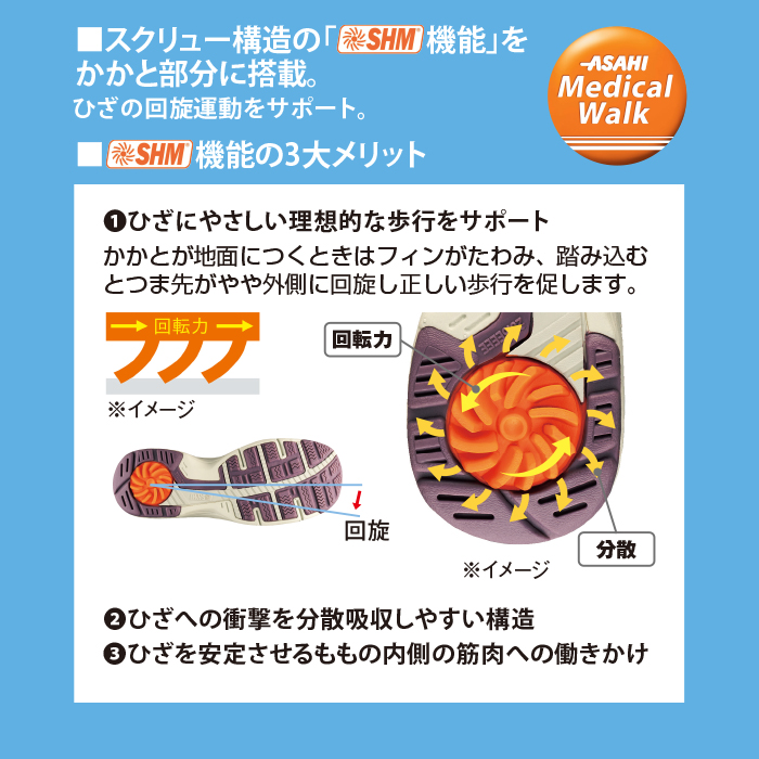 <アサヒシューズ>メディカルウォークMS-L
