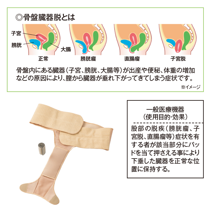 骨盤臓器脱サポーター メディカル・テイキン