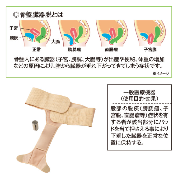 骨盤臓器脱サポーター メディカル・テイキン