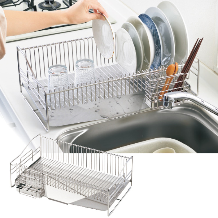 燕三条産お皿が立つ水切りかご