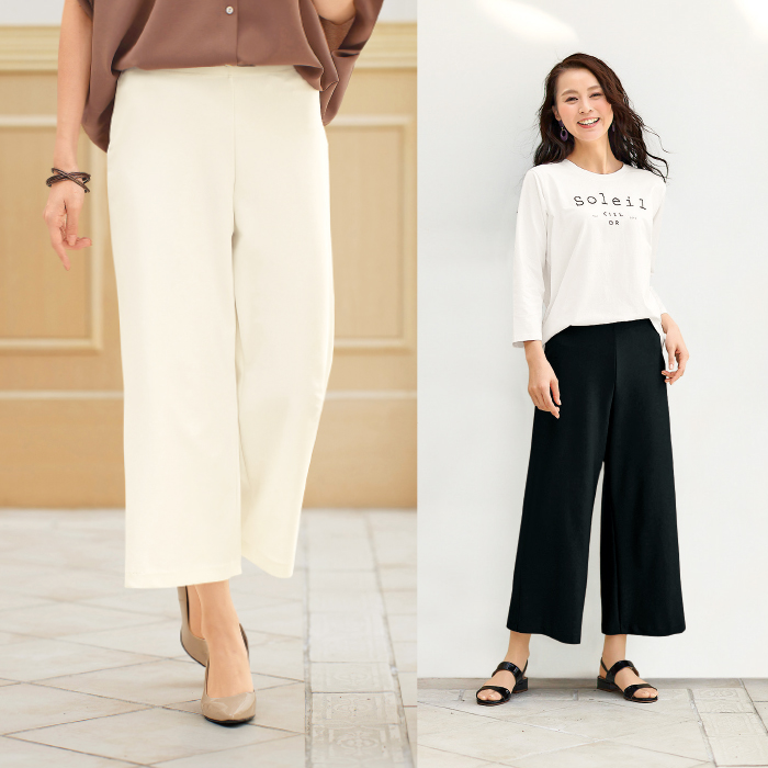 東レ「フィラロッサ(R)」ガウチョパンツ2色組(同サイズ)