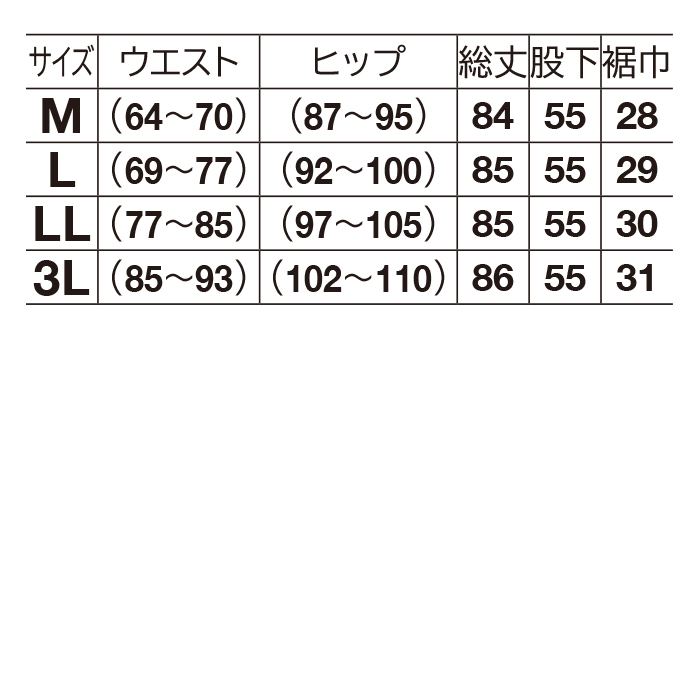 東レ「フィラロッサ(R)」ガウチョパンツ2色組(同サイズ)