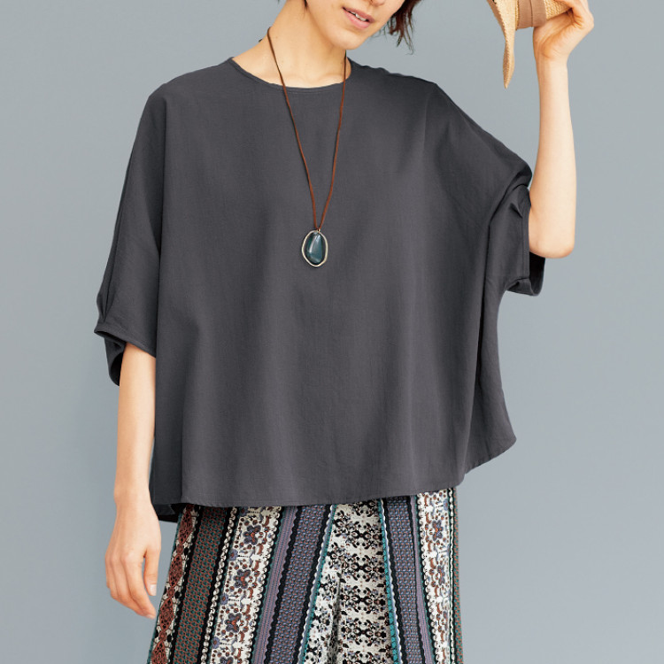 ゆったりドルマンブラウス