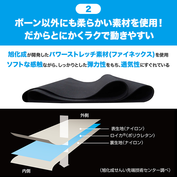 皮膚感覚ひざサポーターアルコープラス2枚組