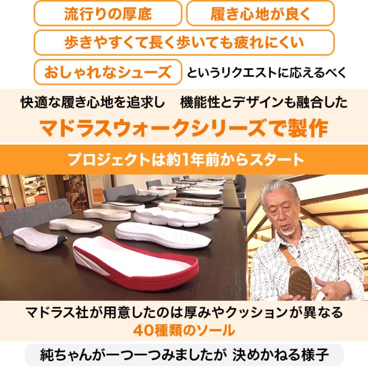 高田純次プロデュース madrasWalk Junシューズ 婦人