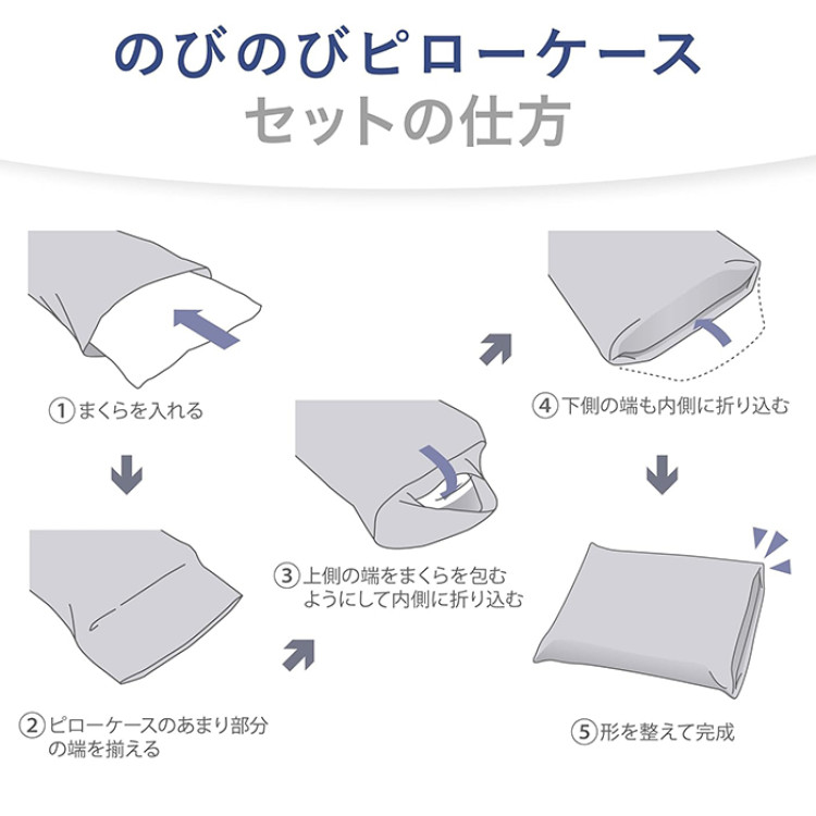 西川(nishikawa)のびのびフィットピローケース