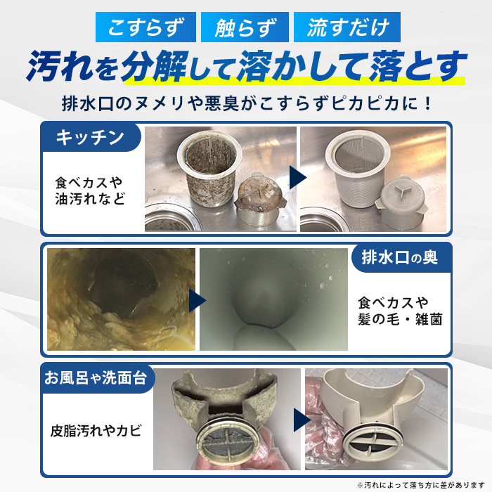 業務用カビ・ヌメリクリーナー【排水口キレイ プラス】 大容量