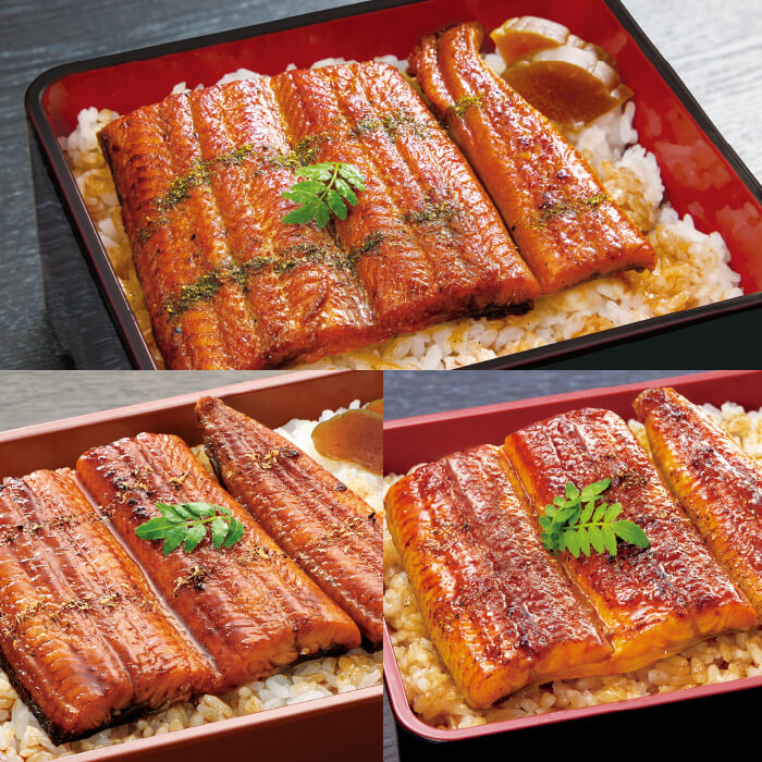 国産うなぎの蒲焼き食べ比べ