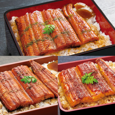 国産うなぎの蒲焼き食べ比べ