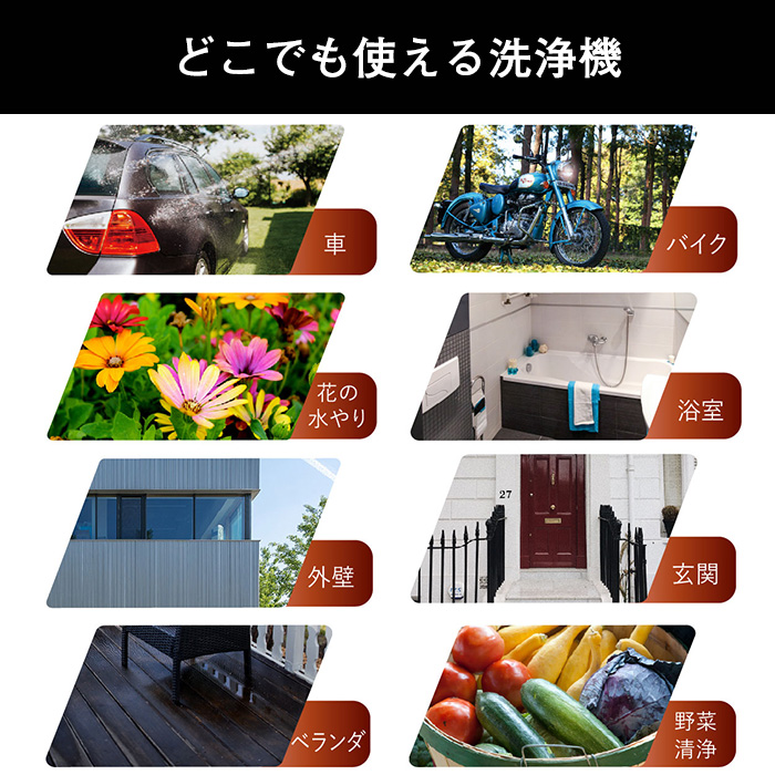 エムワークス モバイル高圧洗浄機