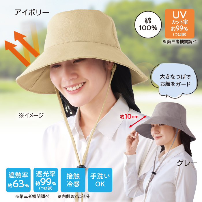 遮熱ラボ 木陰make帽子
