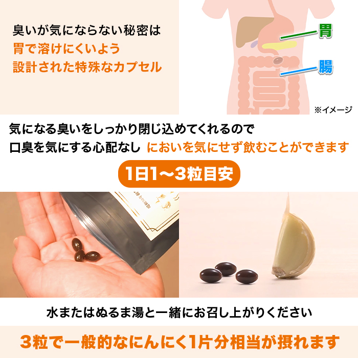 【定期便】あほやにんにく堂「大蒜黒白」