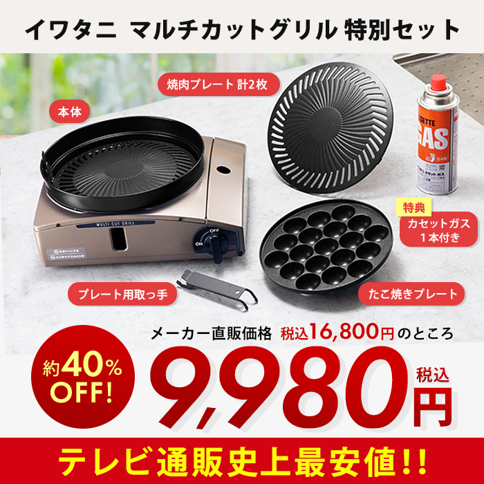 イワタニ マルチカットグリル 特別セット