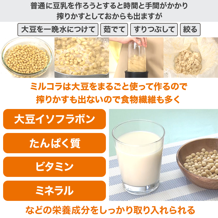 自家製豆乳メーカー ミルコラ