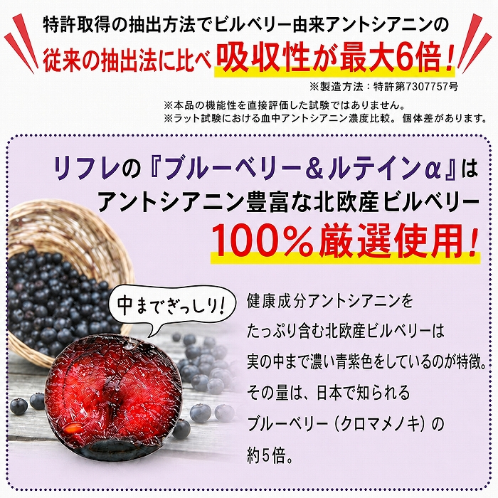 ブルーベリー＆ルテイン&alpha;
