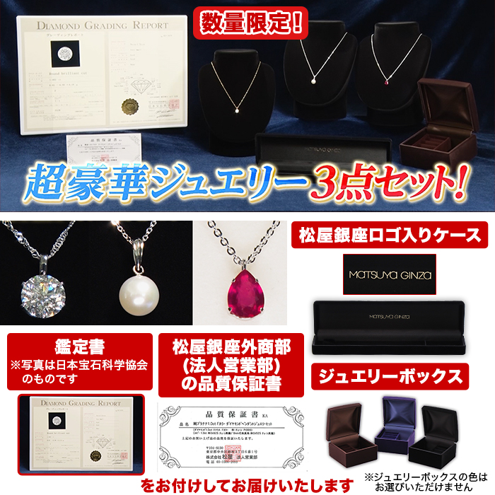 松屋銀座外商部 ジュエリースペシャルセット第二弾 純プラチナタイプ