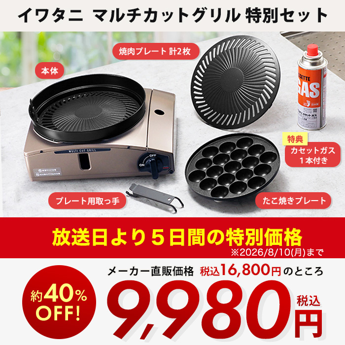 イワタニ マルチカットグリル 特別セット