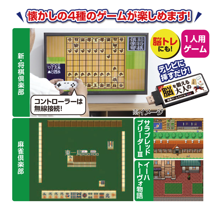 脳を鍛える大人の娯楽ゲーム4in1