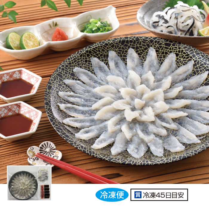 とらふぐ刺身大皿1皿