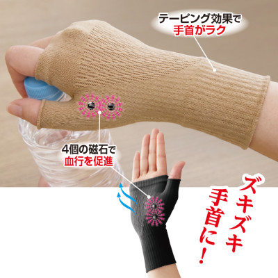 腱鞘サポーター着圧磁気ら-く メッシュタイプ1枚